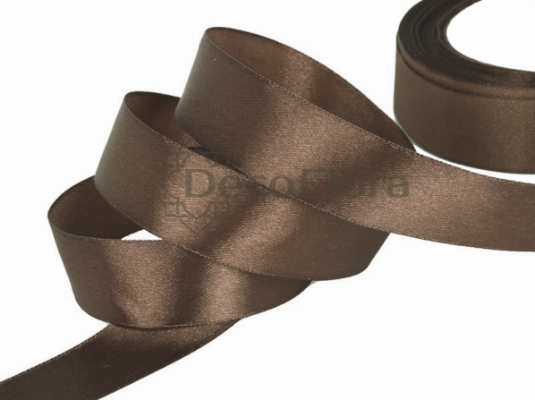 Лента атласная 5cm*20м - 1122 - шоколад 