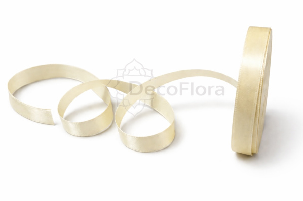 Лента атласная 1,5cm*25ярд - 083 - айвори